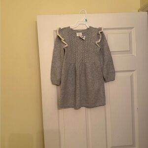 Okie Dokie Gray Cable Knit Sweater